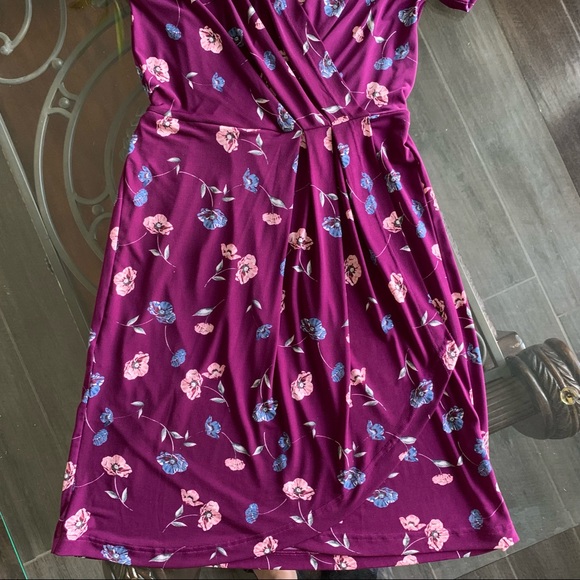 BANANA REPUBLIC FLORAL DRESS SIZE S Petite - Picture 8 of 17